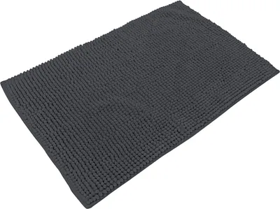 Produktbild von Badematte 50 x 80cm Rechteck dunkelgrau
