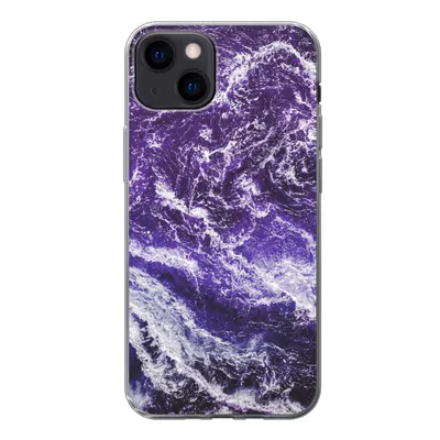 Produktbild von MuchoWow® Handyhülle Schutzhülle Hülle für iPhone 13 Mineralien - Muster - Naturstein Silikon Softcase Handy Hülle - Karteninhaber