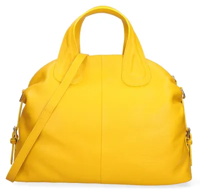 Image de Sac à main en cuir blanc pour femmes, en cuir de qualité, avec bandoulière amovible. Fabriqué en Italie