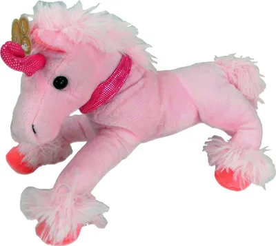 Produktbild von Einhorn Plüschfigur in Rosa ca. 35 cm extra weiches Plüschmaterial
