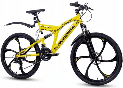 Obrázok produktu pre IwoBike Zooma, 26-palcové horské bicykel, odpružený, 21-stupňová prevodovka Shimano, ráfiky MAG