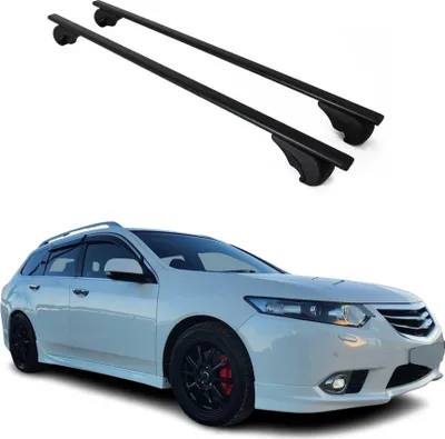 Obrázok produktu pre Priečne strešné nosiče pre Honda Accord Tourer 2003-2008 Čierna farba