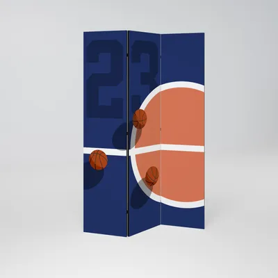 Produktbild von SpaceRebels Paravent Raumteiler - 3-teilig Raumtrenner, Druck 1-Seite - Raumtrenner - Trennwand Wohnung - Room Divider - Spanische Wand Deko Modern Sichtschutz