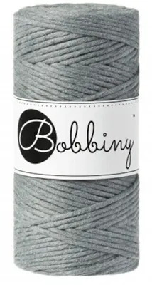 Zdjęcie produktu dla Bobbiny Macrame Cord 3 mm 100 m Steel Sznurek