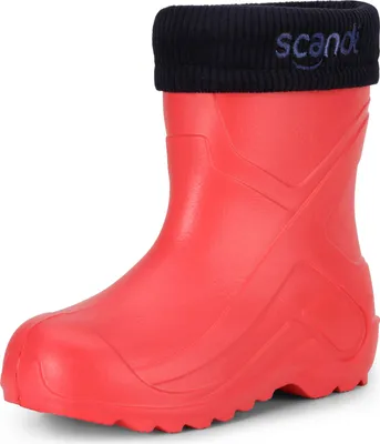 Produktbild von Ladeheid Kinder Mädchen Jungen federleichte Eva Thermo Gummistiefel gefüttert LA-763 (Rosa191u, 34 EU)