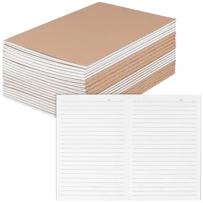 Productafbeelding van A5 notitieboekje van kraftpapier, set van 20 stuks