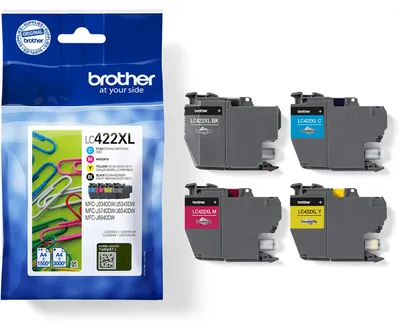 Produktbild von Brother LC-422 XL Value Pack C/M/Y/BK