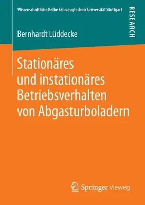 Zdjęcie produktu dla Stationäres und instationäres Betriebsverhalten von Abgasturboladern