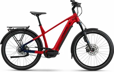 Produktbild von Haibike TREKKING 9 ABS dynamite red/blue glänzend 27,5" 800 Wh Diamant E-Tourenbike in Rot
