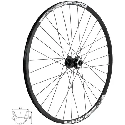 Produktbild von Vorderrad 28/29" FORCE BASIC DISC 622x19. 804505-6b32sh