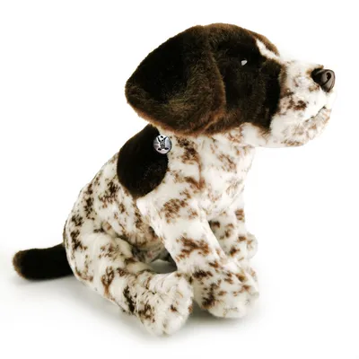 Produktbild von Pointer Jagdhund Kuscheltier Hund sitzend Plüschtier WANDA