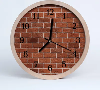Produktbild von Holzuhr 20fi cm wanduhr - Mauer Architektur