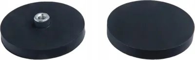 Immagine prodotto di Supporto magnetico in gomma 43x6 con filettatura interna M4