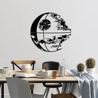 Obrázek produktu pro Wallity, Spatial- SKL2562, Černá, Ostatní bytové dekorace, 70 x 68 cm, 100% kov (Tloušťka: 1)