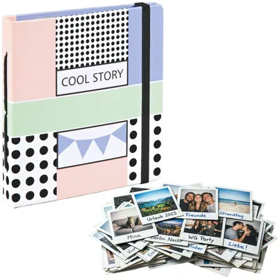 Productafbeelding van Insteekalbum "Cool Story" voor 28 instantfoto's, maximaal 8,9 x 10,8 cm