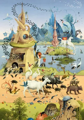 Immagine prodotto di HEYE Puzzle In viaggio: Hieronymus Bosch 500 pezzi