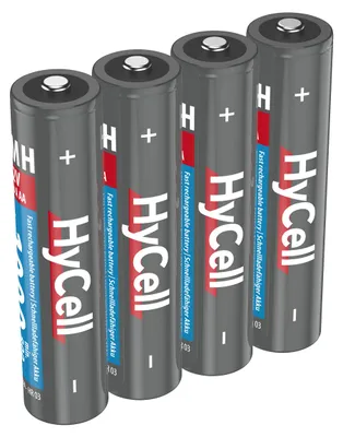 Immagine prodotto di Batteria Ansmann HyCell NiMH, micro (AAA), 1000 mAh, confezione blister da 4 (5030662)