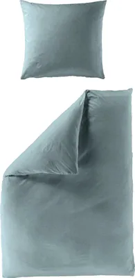 Immagine prodotto di Set di biancheria da letto Bierbaum biber 3292-04 giada 135 x 200 cm cotone