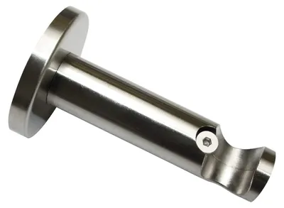 Metall-Steun offen Ø16 mm Edelstahl-Optik 7,5 cm