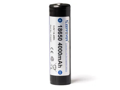 Produktbild von Keeppower Akku Li-Ionen 18650 4000 mAh geschützt P1840C