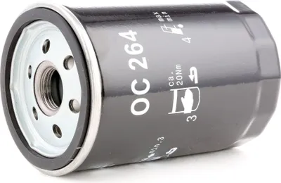 Produktbild von Ölfilter MAHLE OC 264 Anschraubfilter für VW Golf IV Schrägheck (1J1) GOLF VI (5K1) Golf V Schrägheck (1K1) POLO (9N) TOURAN (1T1, 1T2) Passat Variant