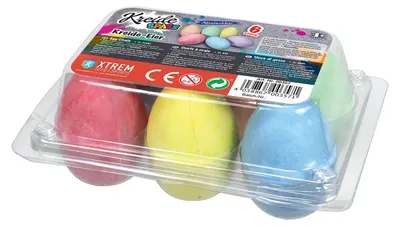 Produktbild von KREIDESPASS Kreide-Eier im 6er-Set