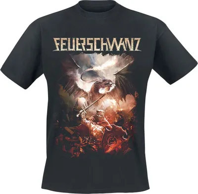 Produktbild von Feuerschwanz T-Shirt Herren Das elfte Gebot schwarz S