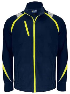 Productafbeelding van Projob - "2328" Fleecejas voor heren, model ET984 (maat L) (blauw/geel)