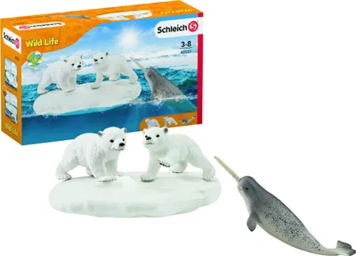 Produktbild von schleich WILD LIFE Polar Playground, 5 Jahr(e), Wild Life, Grau, Weiß