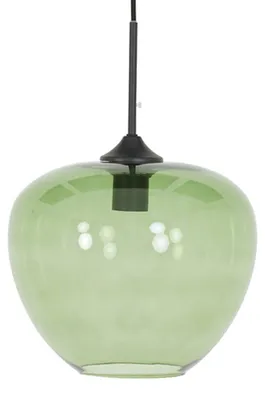 Zdjęcie produktu dla Lampa wisząca - zielony - Mayson - szkło - Ø 30cm - E27 - 2952381 - Light & Living