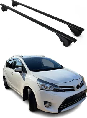 Produktbild von Dachträger Grundtäger für Toyota Verso 2009-2018 75kg Metall Schwarz 2 tlg