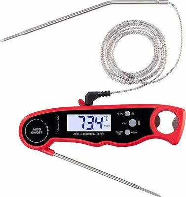 Image de Thermomètre de cuisson numérique avec double sonde
