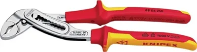 Immagine prodotto di Pinza a becchi piatti Wapuzange VDE 250 mm con impugnatura M.K. Knipex | 4003773039303