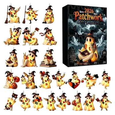 Produktbild von Halloween-Adventskalender – 24 Tage bis Weihnachten mit gruseliger Dekoration