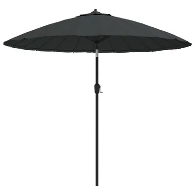 Zdjęcie produktu dla vidaXL Parasol z aluminiowym drążkiem 270 cm antracytowy