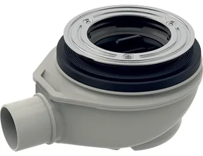 Image de Ecoulement de receveur de douche Geberit d90, hauteur de l'eau de barrage 50 mm, sortie en PP, 150.553.00.1