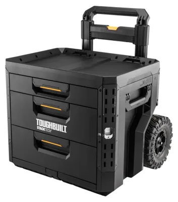 Produktbild von Toughbuilt STACKTECH rollbare Werkzeug Box abschliessbar mit 3 Schubladen ( TB-B1-D-R93 )