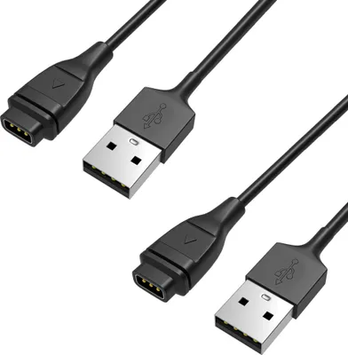 Image de Câble compatible avec Coros Pace 3 / Pace 2 / Apex 2 / Apex 2 Pro / Vertix 2 / Apex Pro / Vertix [2 pièces] Adaptateur de charge USB de rechange de 1 m pour smartwatches Phonillico®