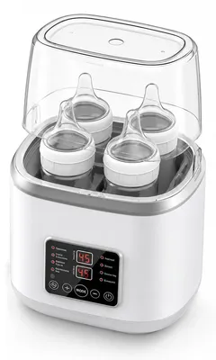 Produktbild von Flaschenwärmer Baby mit Fernbedienung, 8 in 1 Babynahrung Wärmer mit Sterilisator, Schnellaufheizung 3-8 Minuten, 24 Stunden Warmhalten