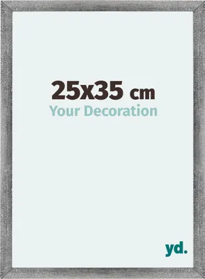 Produktbild von Bilderrahmen, 25x35 cm, Grau Gewischt, MDF, Mura