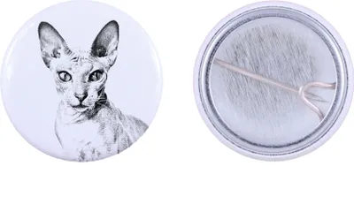 Obrázok produktu pre Peterbald zapínka s mačkou malá Art-Dog