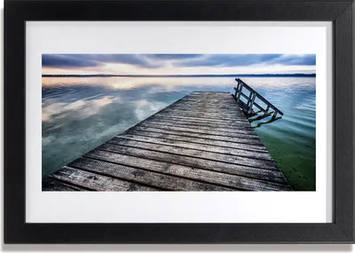 Produktbild von Bild 30x20 MDF-Rahmen Wandkunst Bridge-Architektur