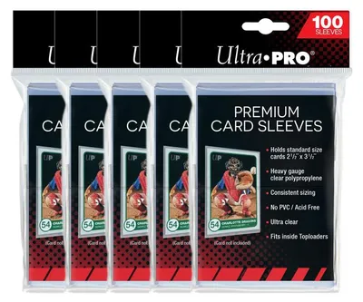 Produktbild von 500 Ultra Pro Platinum Premium Soft Sleeves !