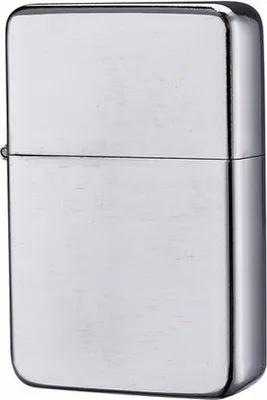 Obrázek produktu pro Benzínový zapalovač Champ, broušený stříbrný design