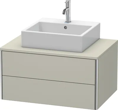 Produktbild von Waschtischunterbau XSQUARE 400x800x548mm taupe seidenmatt 400 x 800 x 548 mm taupe seidenmatt
