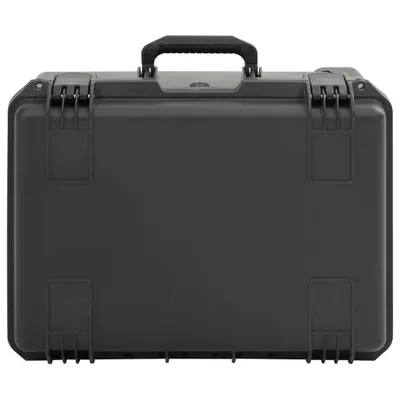 Productafbeelding van vidaXL Koffer voor reizen met het vliegtuig, draagbaar, zwart, 54x41,5x29 cm, PP