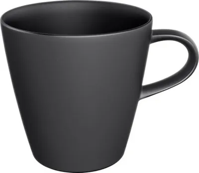 Produktbild von Villeroy & Boch 10-4239-1300, Schwarz, Grau, Porzellan, Rund, 1 Stück(e), Matte, 220 ml