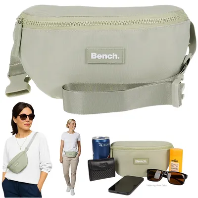 Produktbild von Bauchtasche Damen Hüfttasche Crossbag Travel Crossbody Bag Gassi Waist Bag Fahrrad Outdoor Tasche ebike Gürteltasche Bench Nova 64217 5800 Grün +e
