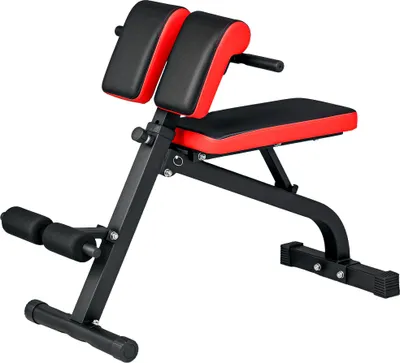Produktbild von Hantelbank, Multifunktions-Trainingsbank, Klappbar Fitnessbank, bis 120 kg belastbar, Stahl, Schwarz