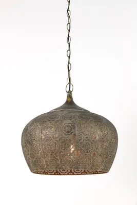 Zdjęcie produktu dla Light & Living - lampa wisząca - Emine - brązowy - metal - E27 - 3084456
